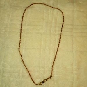 18K gp gold chain